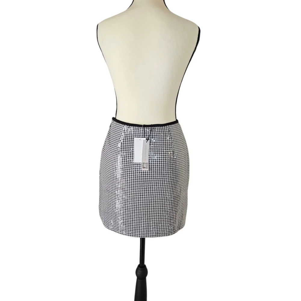 Sanctuary Monochrome Mini Skirt - Picture 8 of 11